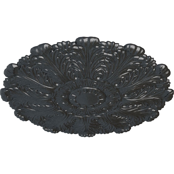 Durham Ceiling Medallion (Fits Canopies Up To 4 1/4), Hand-Painted Pewter, 31OD X 1 1/2P